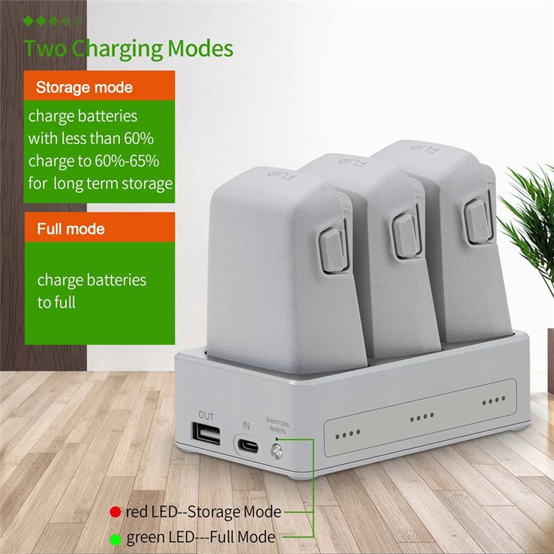 Drone Power Bank - B92B Concentrateur de Charge à Trois
