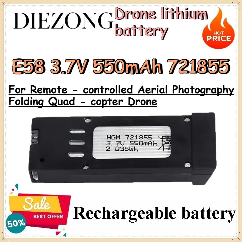 Batterie au lithium pour drone - Eachine Drone E58 avis et prix